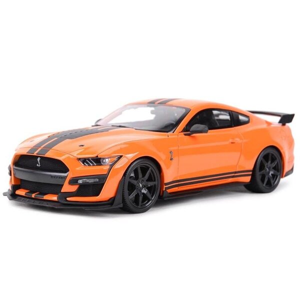 Maisto 1:18 2020 Ford Mustang Shelby GT500 Oranssi Static Die Cast Vehicles Keräilymalli Autolelut