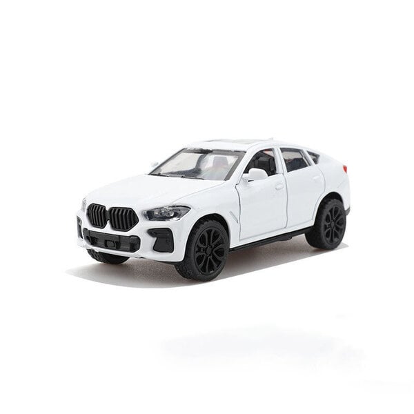 1/43 GLE X6 Off-road Diecast Alloy Cars Malli Lelut 2 Ovi Avoin Korkea Ajoneuvomalli lapsille Kokoelma