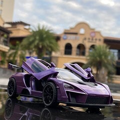 1/32 McLaren Senna metalliseos Urheiluautomallit Metallileluajoneuvot Lapset hinta ja tiedot | Pienoismallit | hobbyhall.fi