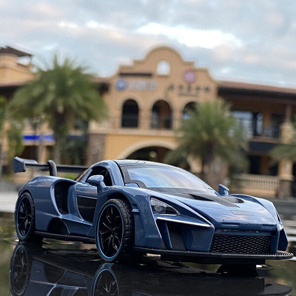 1/32 McLaren Senna metalliseos Urheiluautomallit Metallileluajoneuvot Lapset