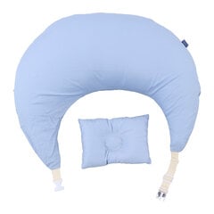 Imetys Pillowsoft Pehmeä Pestävä Monitoiminen Pure Color Imetystyyny Mother Baby Blue hinta ja tiedot | Vauvan tyynyt ja peitot | hobbyhall.fi