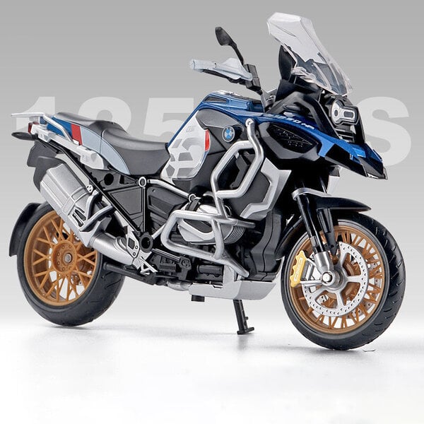 1:12 BMW R1250GS ADV metalliseos Diecast Lelu Moottoripyörä Automalli Ääni ja Valo Off Road Autopyörä Lelut Ajoneuvo Auto Poikien kokoelma