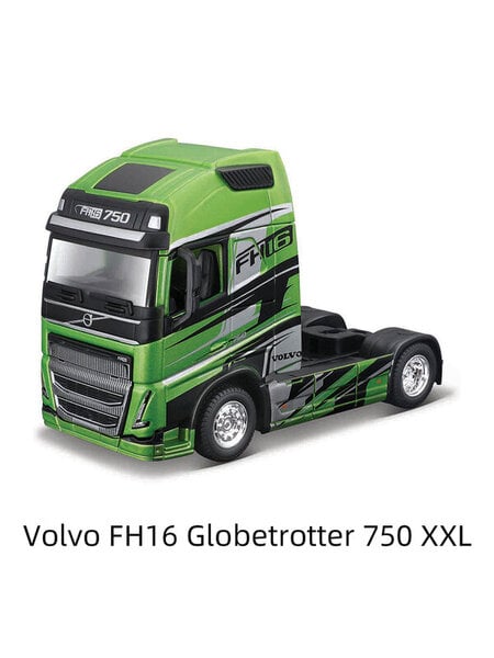 Bburago 1:43 Volvo FH16 Globetrotter 750 XXL 4X2 raskaan traktorin kuorma-auton pää Die Cast Keräilyharrastukset Moottoripyörä mallilelut