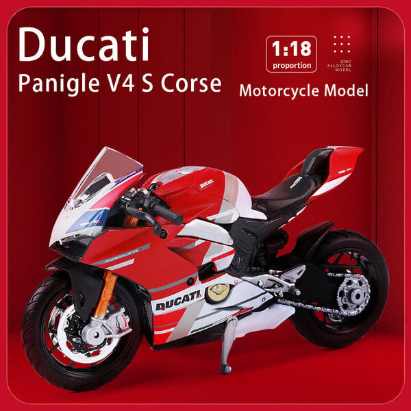 Maisto 1:18 Ducati Panigle V4 S Diavel Kawasaki Ninja H2 R Moottoripyörämalli Lelut Keräilyharrastukset