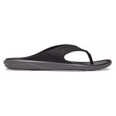 Crocs™ miesten vapaa-ajan jalkineet Swiftwater Wave Flip Mens, musta 45,5 hinta ja tiedot | Miesten sandaalit ja tossut | hobbyhall.fi