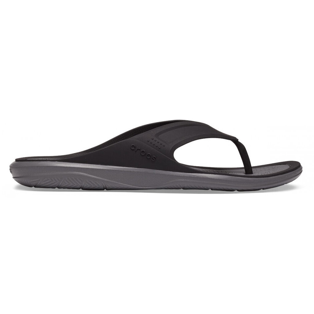 Crocs™ miesten vapaa-ajan jalkineet Swiftwater Wave Flip Mens, musta 45,5 hinta ja tiedot | Miesten sandaalit ja tossut | hobbyhall.fi