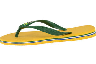 Miesten huivit Havaianas Brasil Logo 4110850-1652, keltainen hinta ja tiedot | Miesten sandaalit ja tossut | hobbyhall.fi