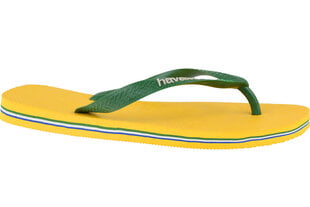 Miesten huivit Havaianas Brasil Logo 4110850-1652, keltainen hinta ja tiedot | Miesten sandaalit ja tossut | hobbyhall.fi