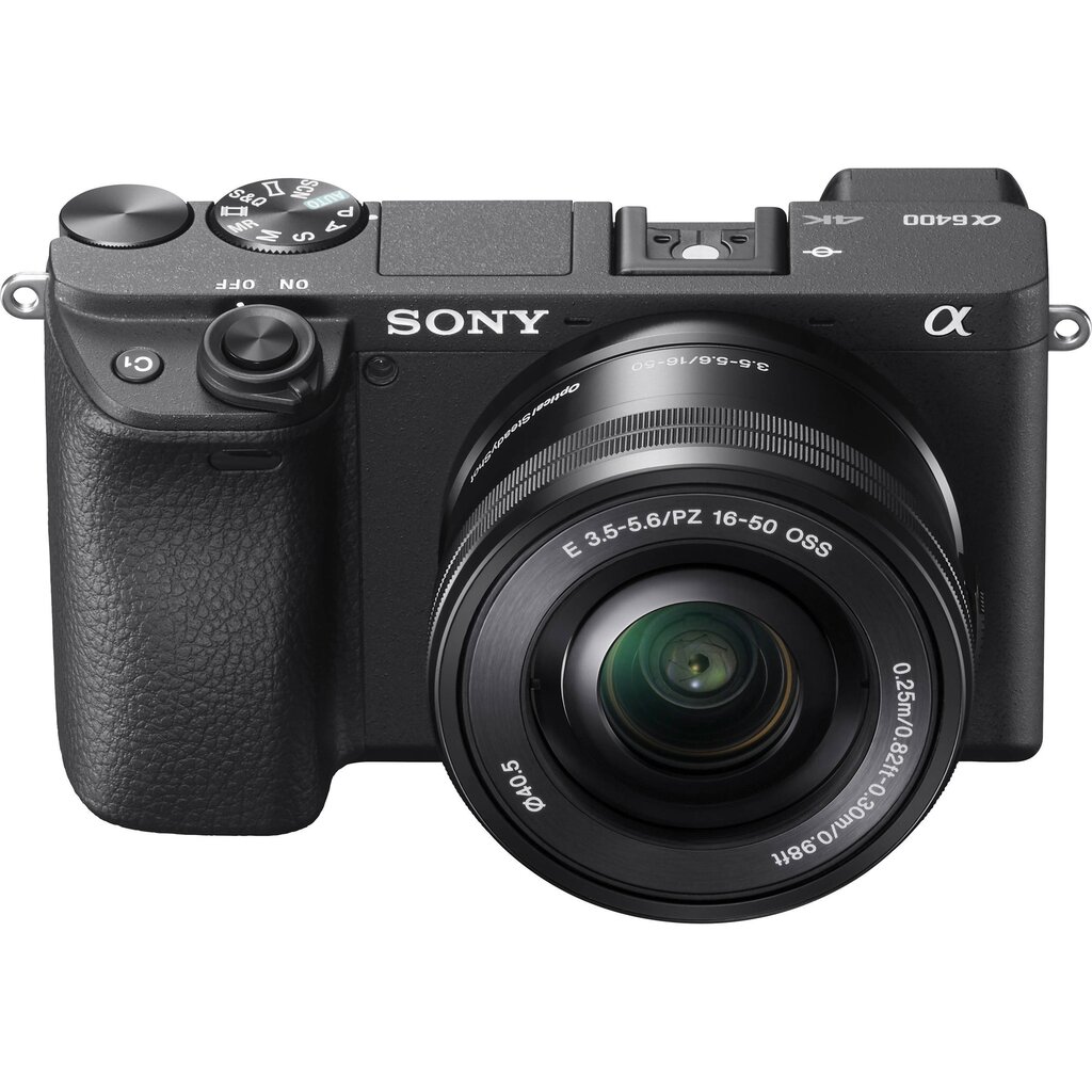 Sony A6400 runko + 16-50mm f / 3.5-5.6 E PZ OSS (musta) hinta ja tiedot | Kamerat | hobbyhall.fi