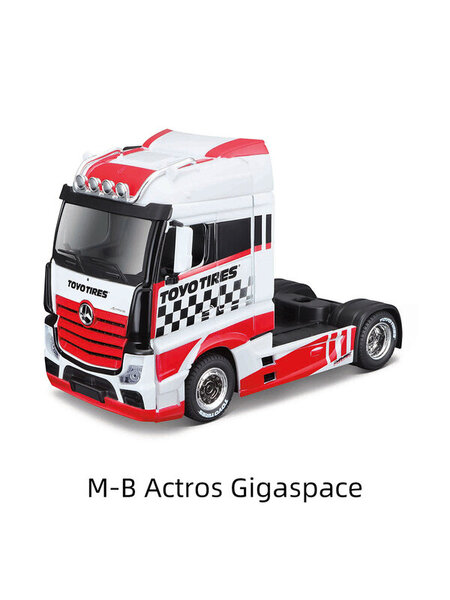 Bburago 1:43 Volvo FH16 Globetrotter 750 XXL 4X2 raskas traktori kuorma-auto Red Head Die Cast Keräilyt Harrastukset Moottoripyörä malli Lelut