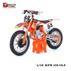 Bburago 1:18 KTM 250 Duke valtuutettu simulaatiometalliseos moottoripyörämalli leluauto lahjakokoelma hinta ja tiedot | Pienoismallit | hobbyhall.fi