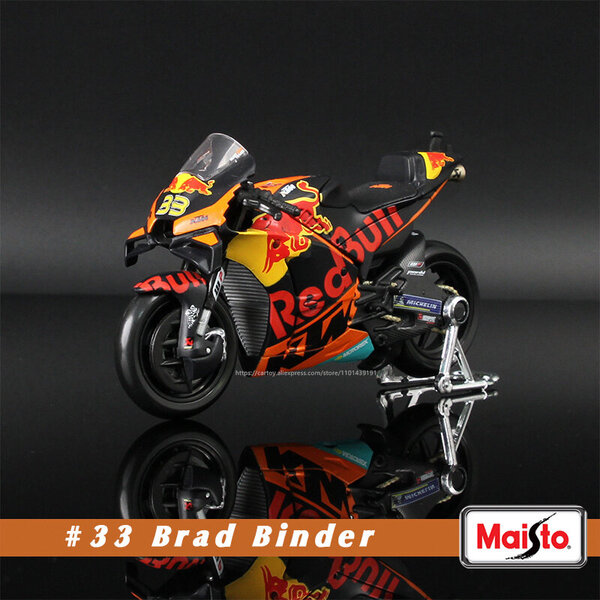 Maisto 1:18 2022 Yamaha Factory Racing Team #21 Morbidelli #20 Quartararo Lisenssi Alloy Motorcycle Model