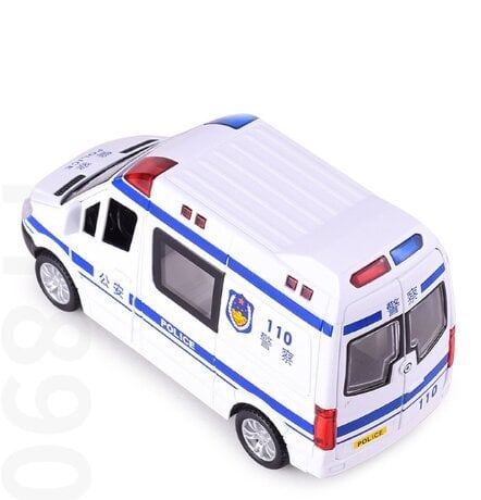 1:32 City Diecast Ambulance hätälelu automalli Kevyt liukuovi avoin ovi Ambulancia Oyuncak Opetuslelut lapsille