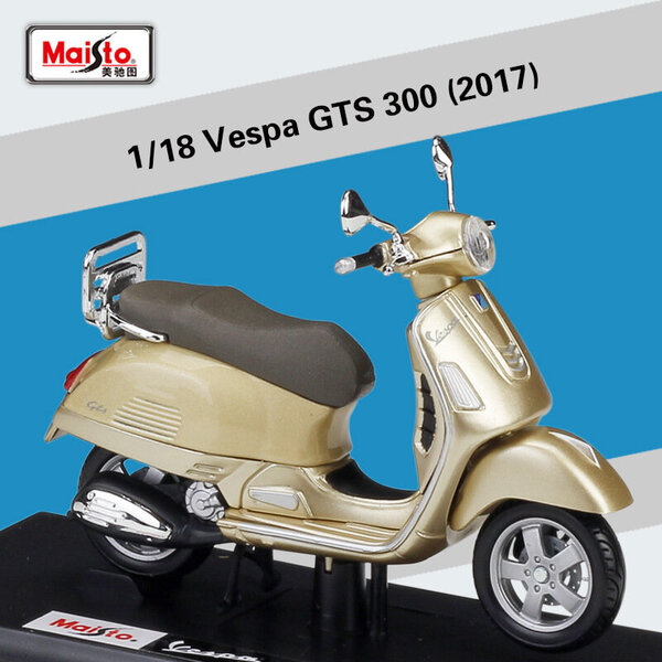 Maisto 1:18 Piaggio Vespa 125 ET3 Primavera 1976 Classic Alloy Moottoripyörä malli Skootteri Die Cast Roman Holiday Collection Gift