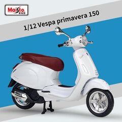 Maisto 1:12 Vespa Primavera 150 metalliseos moottoripyörämallin Diecast Classic -moottoripyörämallikokoelma lasten hinta ja tiedot | Pienoismallit | hobbyhall.fi