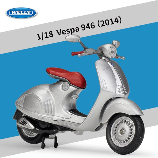 1:18 Piaggio Vespa PX GTS 125CC 946 Static Die Cast Vehicles Keräily Harrastukset Moottoripyörä Malli Lelut Roomalainen loma Keräily