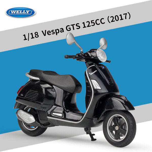 1:18 Piaggio Vespa PX GTS 125CC 946 Static Die Cast Vehicles Keräily Harrastukset Moottoripyörä Malli Lelut Roomalainen loma Keräily