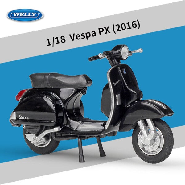 1:18 Piaggio Vespa PX GTS 125CC 946 Static Die Cast Vehicles Keräily Harrastukset Moottoripyörä Malli Lelut Roomalainen loma Keräily