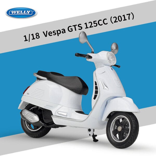 1:18 Piaggio Vespa PX GTS 125CC 946 Static Die Cast Vehicles Keräily Harrastukset Moottoripyörä Malli Lelut Roomalainen loma Keräily