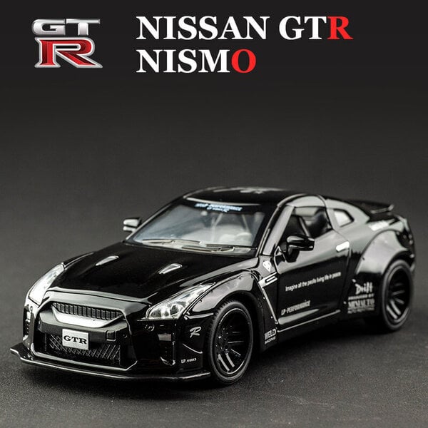 Uusi 1:32 NISSAN GTR GT-R R35 metalliseos automalli painevalut ja leluajoneuvot leluautot lasten lelut lapsille lahjat pojan lelu