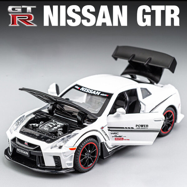 Uusi 1:32 NISSAN GTR GT-R R35 metalliseos automalli painevalut ja leluajoneuvot leluautot lasten lelut lapsille lahjat pojan lelu