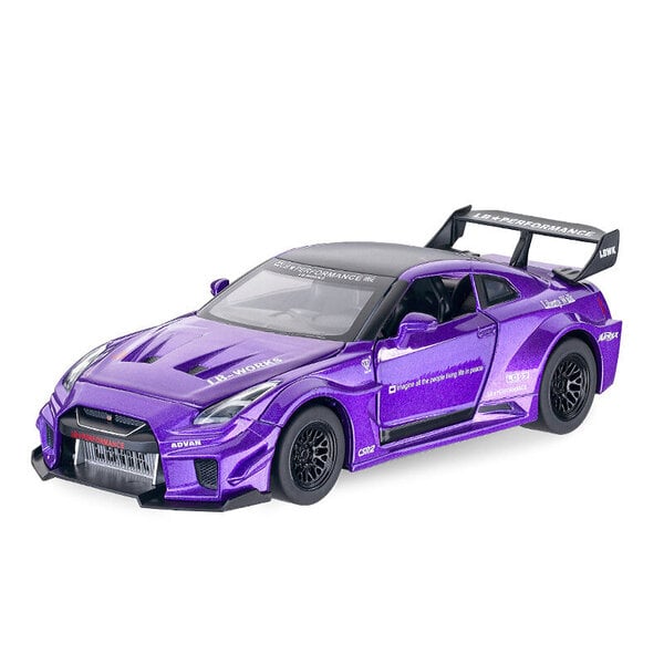 Uusi 1:32 NISSAN GTR GT-R R35 metalliseos automalli painevalut ja leluajoneuvot leluautot lasten lelut lapsille lahjat pojan lelu