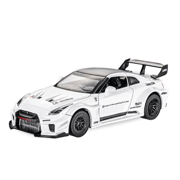 Uusi 1:32 NISSAN GTR GT-R R35 metalliseos automalli painevalut ja leluajoneuvot leluautot lasten lelut lapsille lahjat pojan lelu