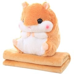 Suuri pehmolelu Hamsteri peitotekillä 110x160 hinta ja tiedot | Pehmolelut | hobbyhall.fi