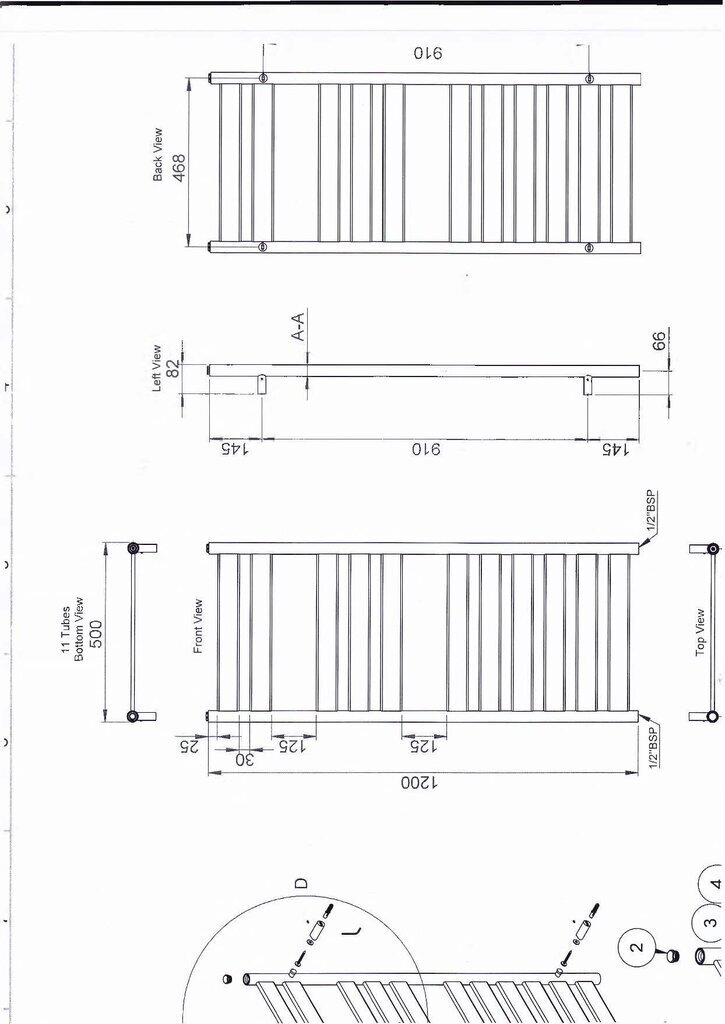 Sähköinen 300W kromi pyyhekuivain 1200/500, leveä hinta ja tiedot | Kylpyhuoneen patterit ja pyyhekuivaimet | hobbyhall.fi