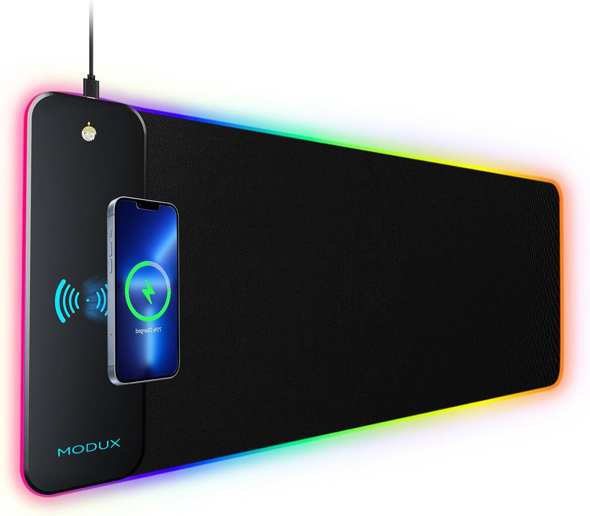 MODUX RGB Langaton Lataava Hiirimatto Valolla hinta ja tiedot | Hiiret | hobbyhall.fi