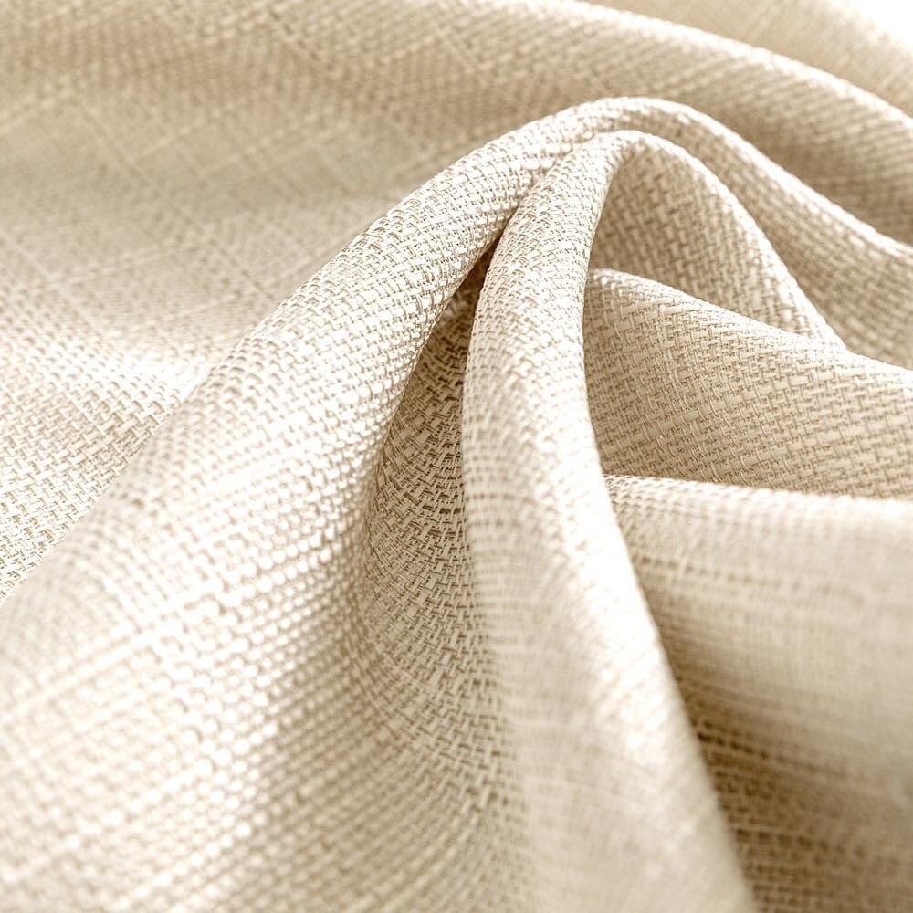 TOPICK Puoli-Läpinäkyvät Verhot, Grommet-kiinnitys, Vaaleanbeige, 130 x 225 cm, 2 kpl hinta ja tiedot | Verhot | hobbyhall.fi