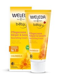 Kosteuttava vauvan vartalovoide Weleda Baby, 75 ml hinta ja tiedot | Lasten ja äitiysajan kosmetiikka | hobbyhall.fi