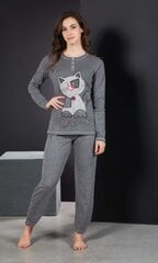 Naisten pyjamat pitkillä housuilla Pamy (vaaleanpunainen) hinta ja tiedot | Yöasut ja pyjamat | hobbyhall.fi