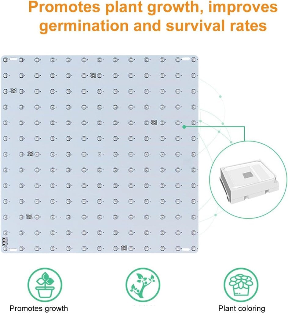 Lixada DEBOL6585-1 Kasvivalo LED hinta ja tiedot | Sisäpuutarhat ja kasvilamput | hobbyhall.fi