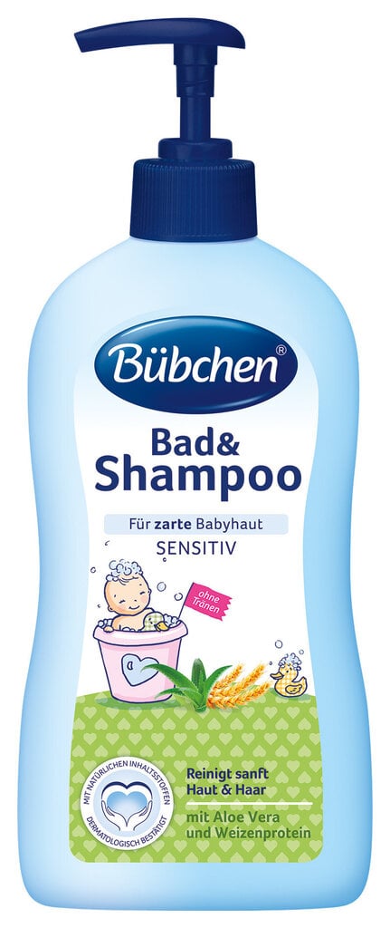 Shampoo ja suihkugeeli lapsille Bubchen 400 ml hinta ja tiedot | Lasten ja äitiysajan kosmetiikka | hobbyhall.fi