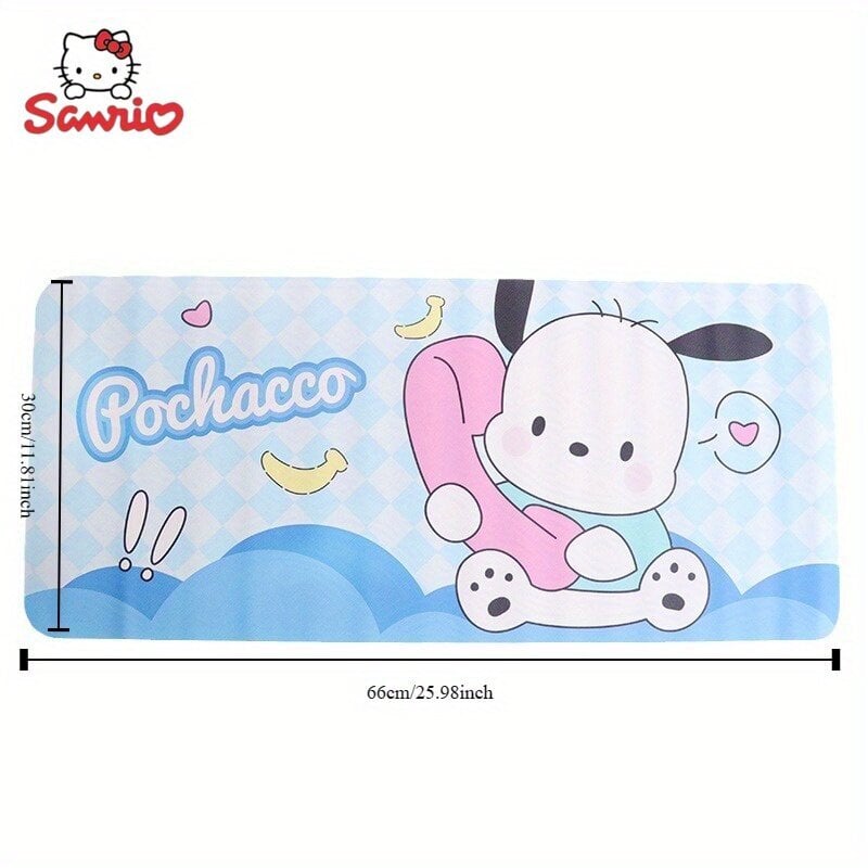 Suuri Desk Mat - Pochacco ja Melody Suunnittelu, Suorakulmainen PVC Toimistohiirimatto ja Opiskelualusta, Anti-Lika Sanrio Desk Tarvikkeet Sanrio Desk Mat hinta ja tiedot | Pelien oheistuotteet | hobbyhall.fi