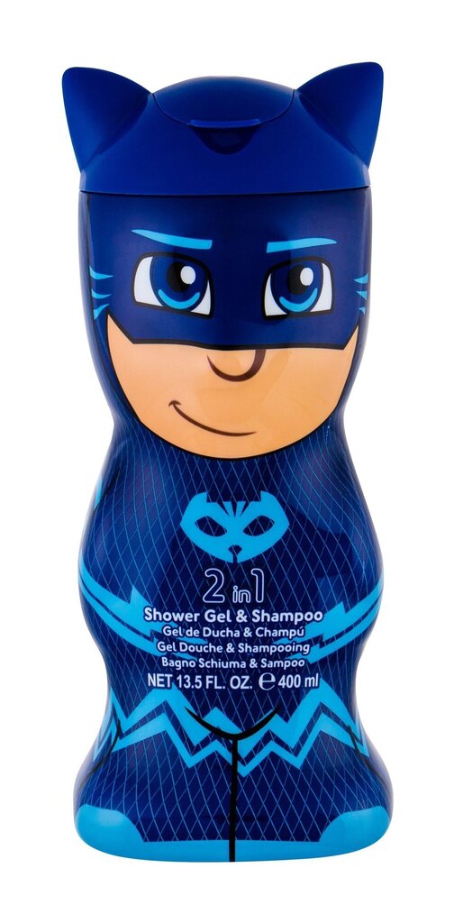 Shampoo ja suihkugeeli PJ Masks pojille 400 ml hinta ja tiedot | Lasten ja äitiysajan kosmetiikka | hobbyhall.fi