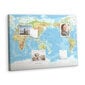 Pin board Fyysinen maailmankartta, 100x70 cm hinta ja tiedot | Toimistotarvikkeet | hobbyhall.fi