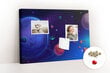 Pin board Planeta galaxy, 100x70 cm hinta ja tiedot | Toimistotarvikkeet | hobbyhall.fi