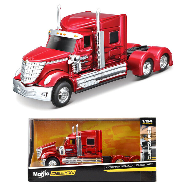 Maisto 1:64 Big Rig Vehicle Set Series Die Cast Keräilyharrastukset Moottoripyörämallilelut