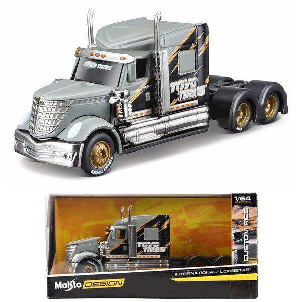 Maisto 1:64 Big Rig Vehicle Set Series Die Cast Keräilyharrastukset Moottoripyörämallilelut