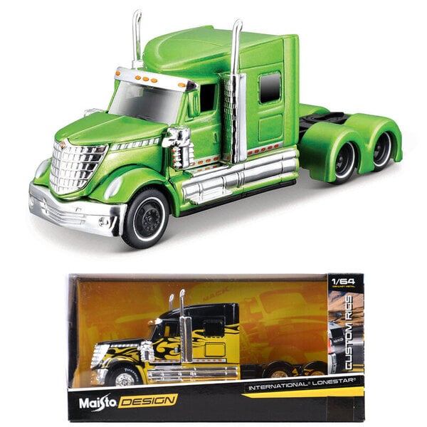 Maisto 1:64 Big Rig Vehicle Set Series Die Cast Keräilyharrastukset Moottoripyörämallilelut