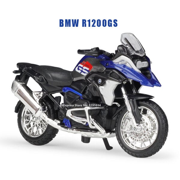 Maisto 1:18 Uusi BMW Latte Moto Auto R1200 GS 1100 RS alkuperäinen valtuutettu simulaatiometalliseos moottoripyörä malli leluauto Keräily