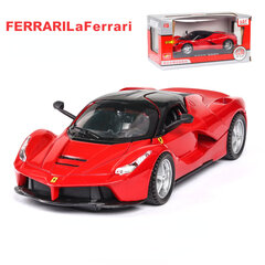 1:32 Leluauto Ferrari Laferrari Lelumetalliseos autojen painevalut ja leluajoneuvot Automallit Pienoismalli Autolelut lapsille hinta ja tiedot | Pienoismallit | hobbyhall.fi