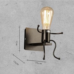 Wall Light Industrial Light Creative sisävalaisimet Retro Iron Art Deco baariin, makuuhuoneeseen, keittiöön, ravintolaan, kahvilaan hinta ja tiedot | Seinävalaisimet | hobbyhall.fi