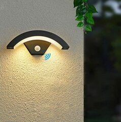 Ulkokäyttöinen LED-seinävalaisin liiketunnistimella, antrasiitinharmaa 18w, IP65 alumiininen ulkovalaisin, ulkovalaisin Villa Porch P:lle hinta ja tiedot | Seinävalaisimet | hobbyhall.fi