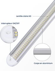 12v LED-palkki, Led auton sisävalo 12v, LED-nauhavalo, asuntoauton keittiöön kytkimellä, 6500K 1800LM ultrakirkas, 4 hinta ja tiedot | Ajovalot | hobbyhall.fi