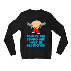 Adults Are Stupid Sweatshirt hinta ja tiedot | Miesten T-paidat | hobbyhall.fi