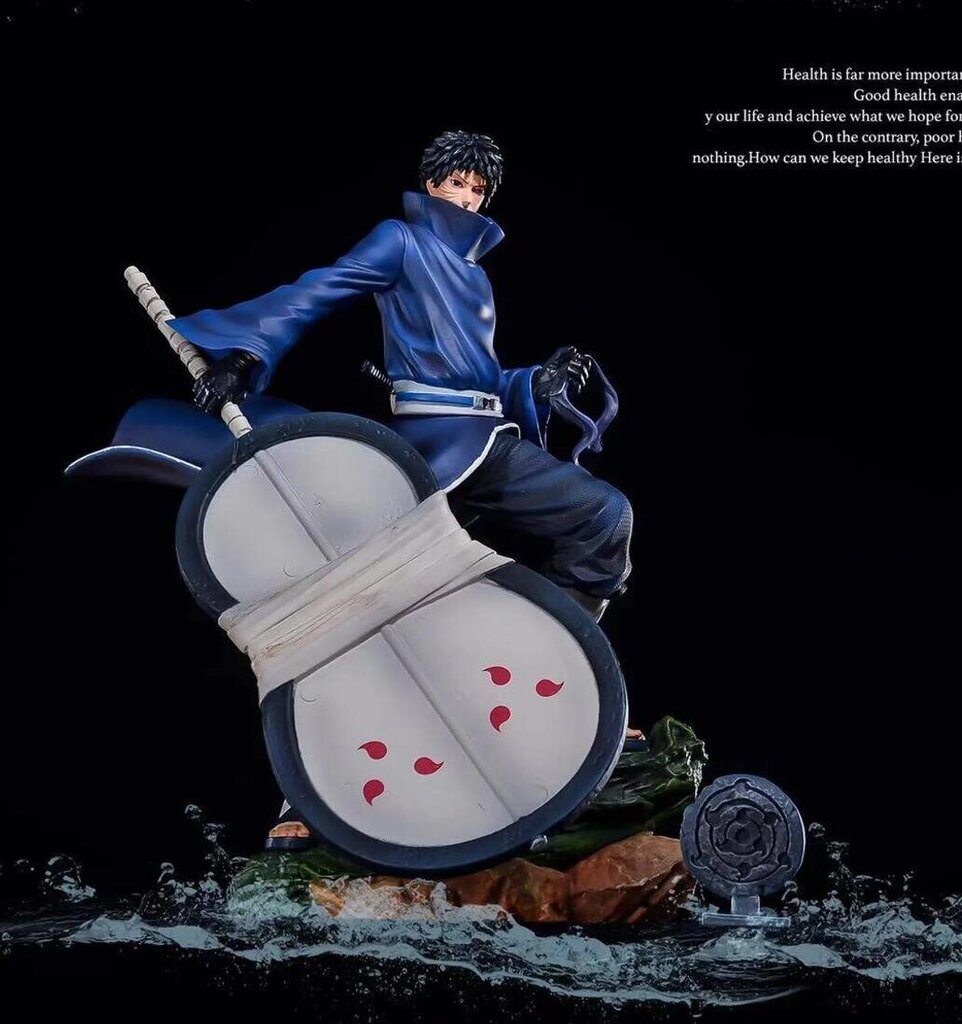 Naruto Anime 1/8 Scale Painted Figure Two Head Fight Version Uchiha Obito Toiminta PVC Figure Lelu Lelu Brinquedos 28cm hinta ja tiedot | Pienoismallit | hobbyhall.fi