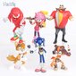 6kpl Sonic Doll Anime Figure Toy 4. sukupolven Boom Rare Dr Eggman Shadow PVC lelu lapsille Figures lahja 4-7cm hinta ja tiedot | Pienoismallit | hobbyhall.fi